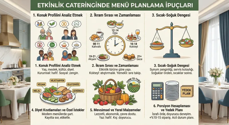 Etkinlik Cateringinde Menü Planlama İpuçları